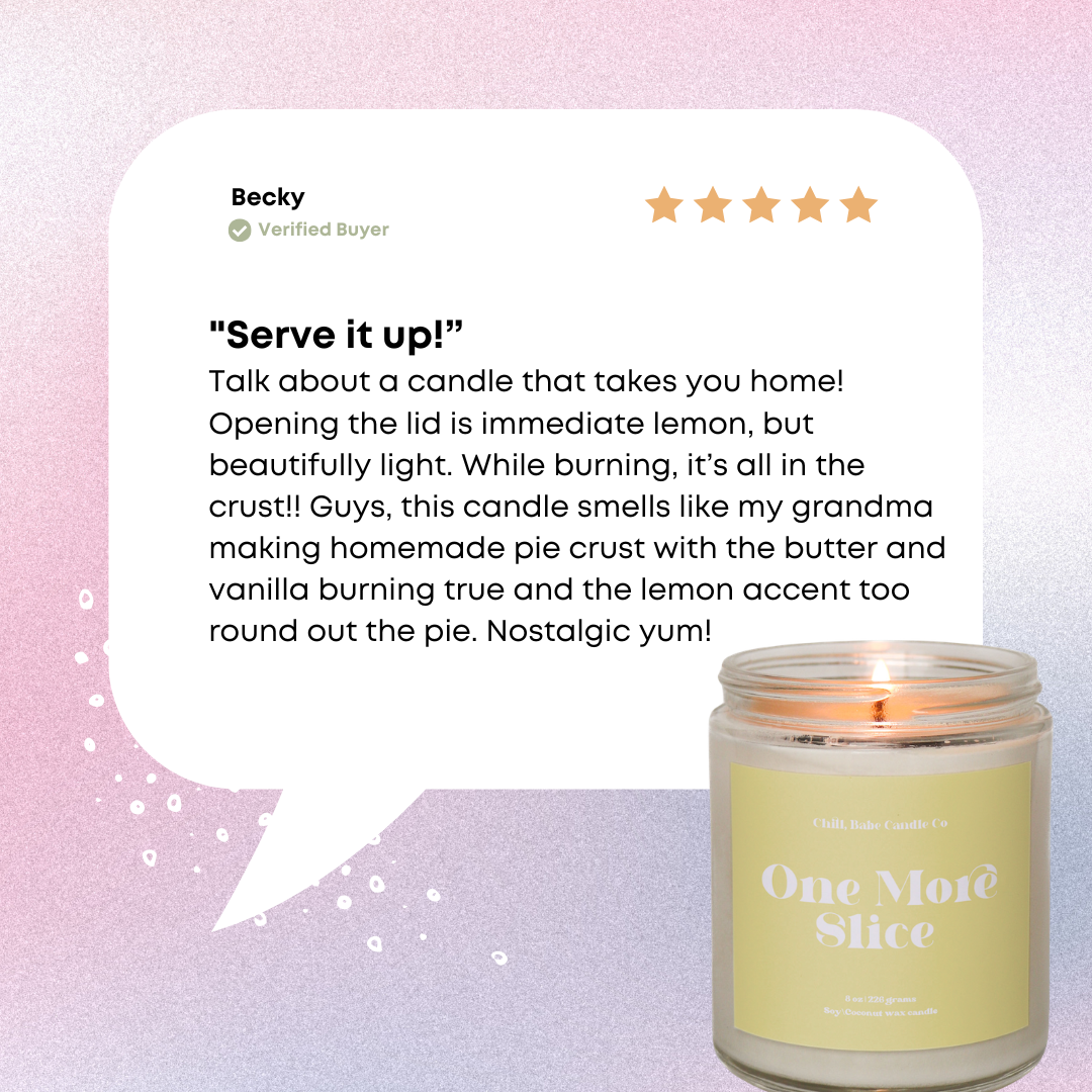 One More Slice Candle | Lemon + Butter + Cake review