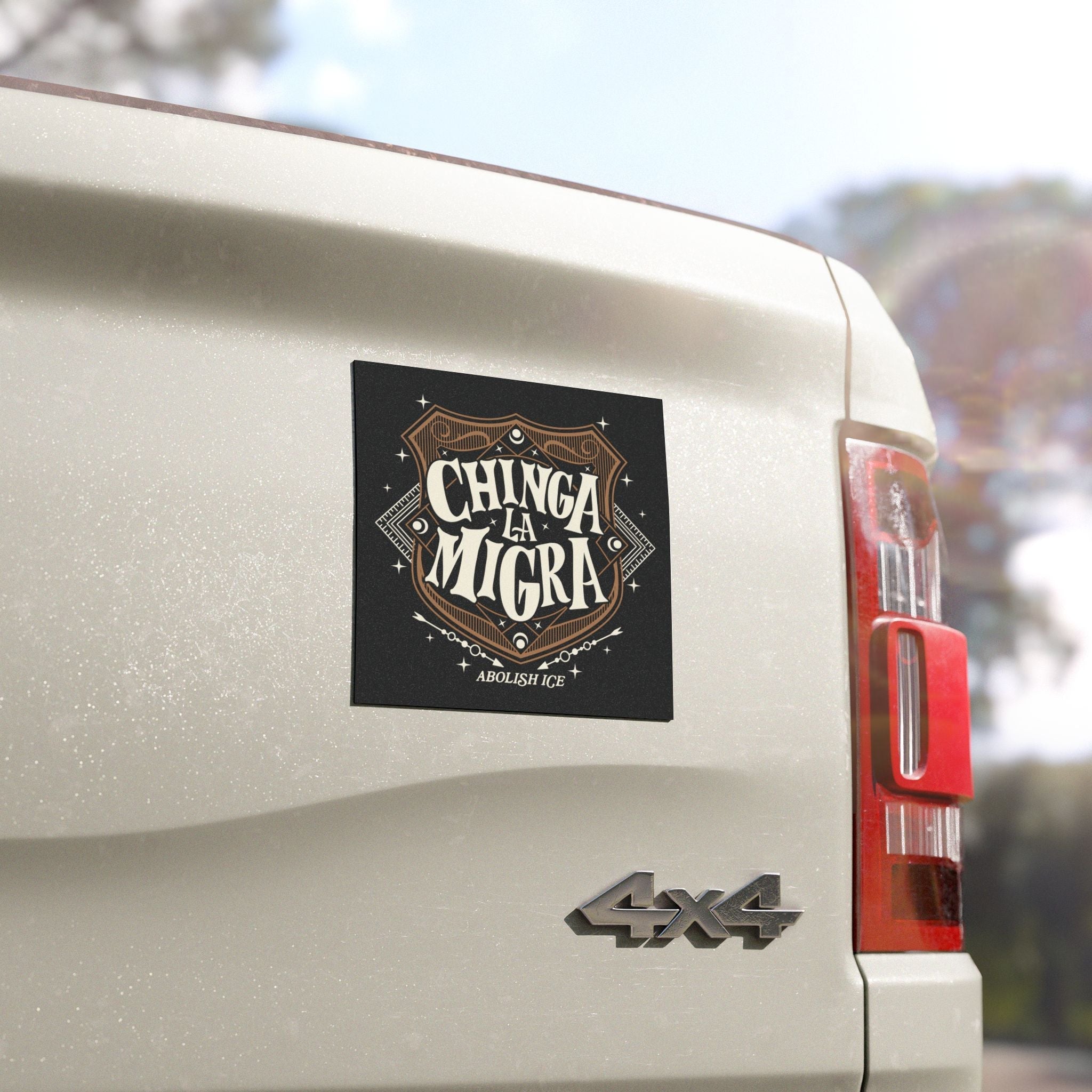 car bumper magnet featuring &