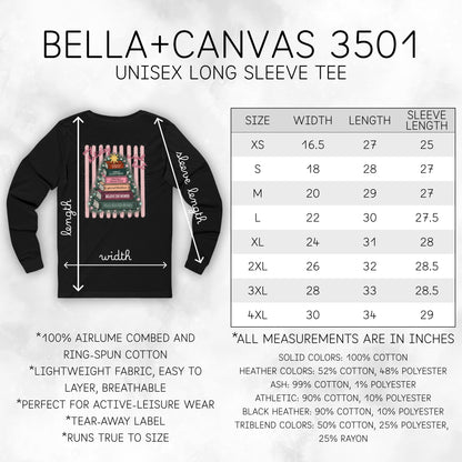 christmas-book-tree-unisex-long-sleeve-tee-holiday-activism-shirt-literary-activist-top-reader-gift-size-chart