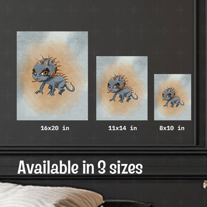 Little Chupacabra Art Print