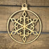 Circle Snowflakes Wooden Ornaments - - Cate&