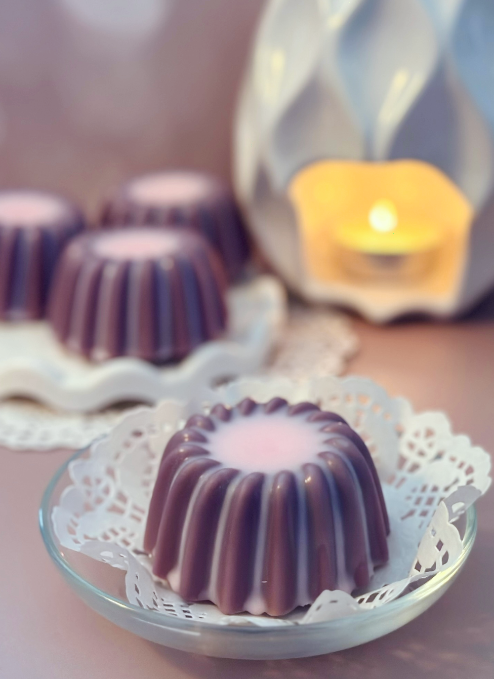 Mini Cake Wax Melts - Sugared Lavender Cake