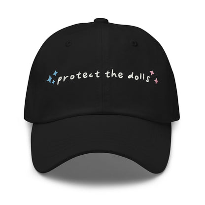 Protect the Dolls Embroidered Baseball Cap (100% profits donated)