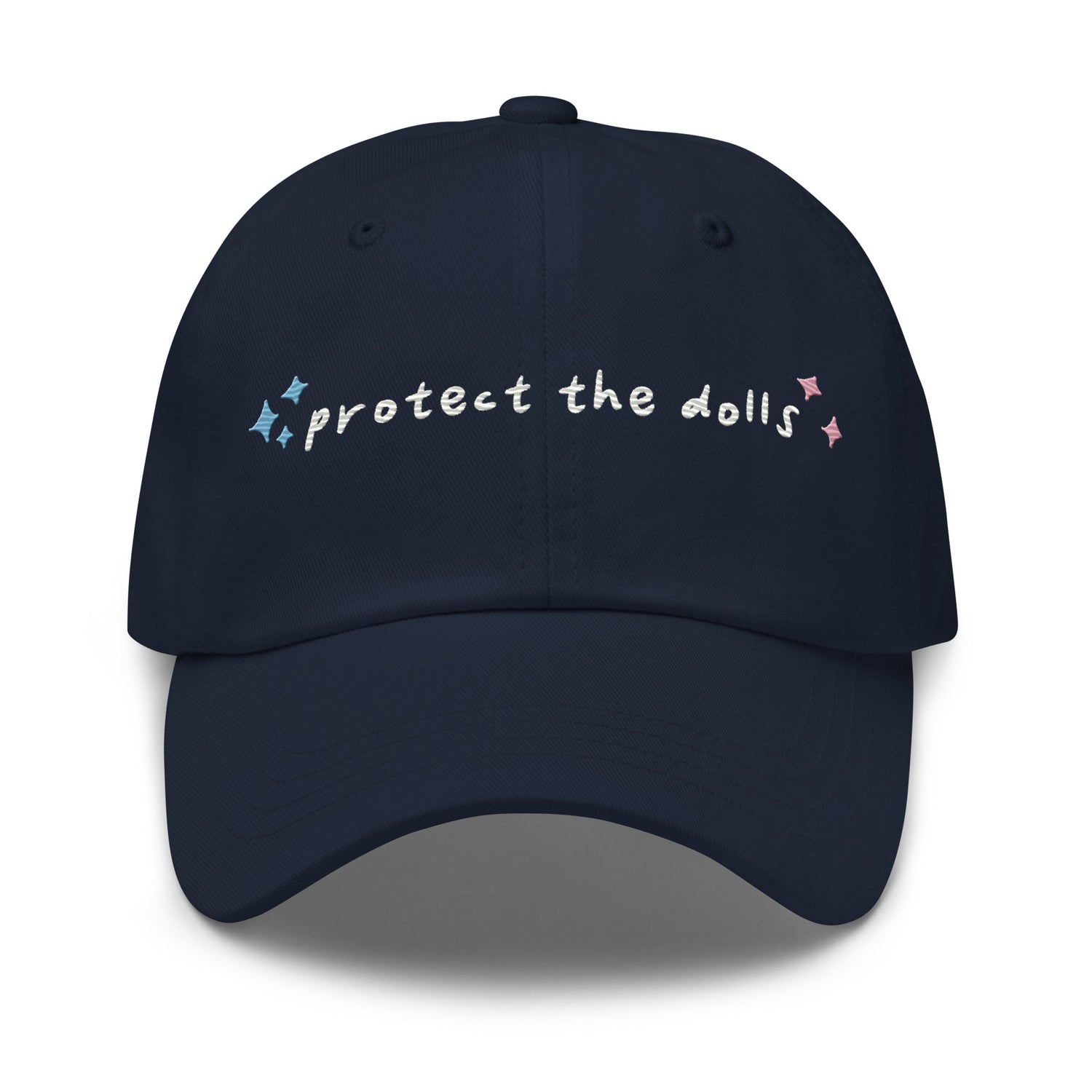 Protect the Dolls Embroidered Baseball Cap (100% profits donated)