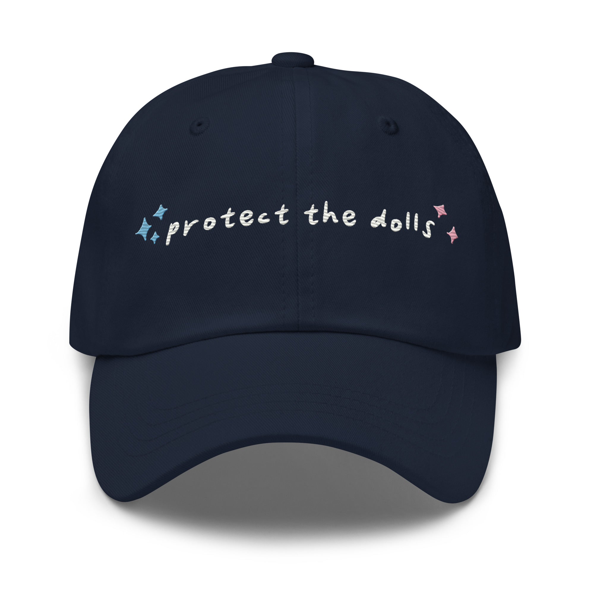 Protect the Dolls Embroidered Baseball Cap (100% profits donated)