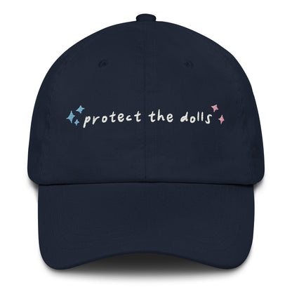 Protect the Dolls Embroidered Baseball Cap (100% profits donated)