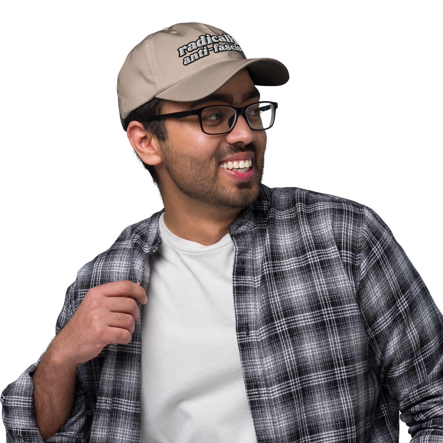 Radically Anti-Fascist Dad Hat - 10% Donated to Southern Poverty Law Center