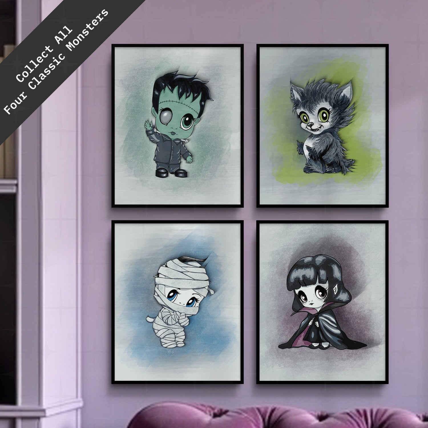 Little Vampire Art Print