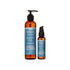Clean Body Oil White Background 2oz & 7.5oz Bottles