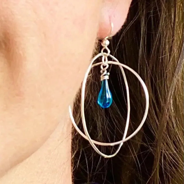 Large Gyroscope Earrings