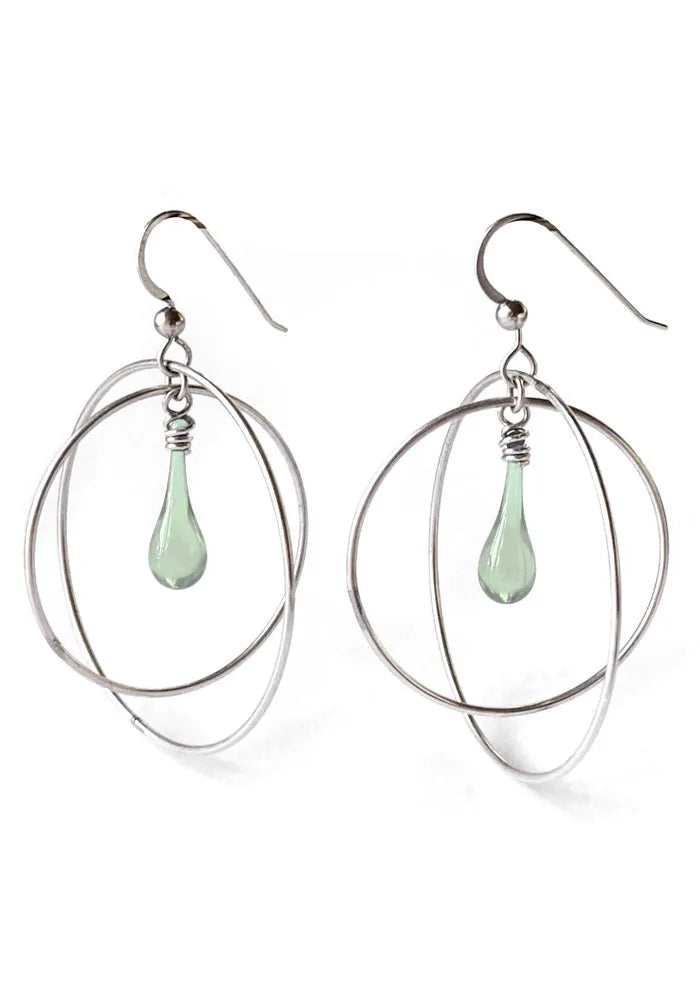 Large Gyroscope Earrings