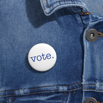 Vote Democrat Pin Back Button - Resistance Nation