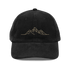 Corduroy Hat | Embroidered Mountain Line Art Cap | Minimalist Outdoor Gift - Heartland Stitch
