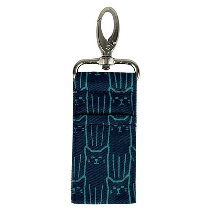 Cotton Canvas Lip Balm Bag - Cat Prints - Malia Designs