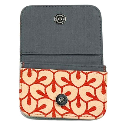Cotton Card Holder - Leaf Prints - Malia Designs
