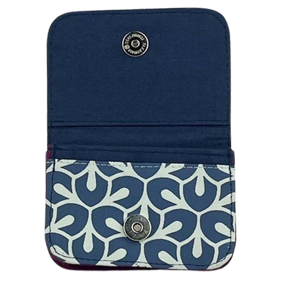 Cotton Card Holder - Leaf Prints - Malia Designs
