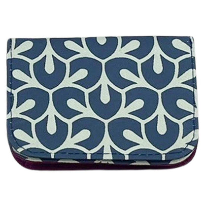 Cotton Card Holder - Leaf Prints - Malia Designs