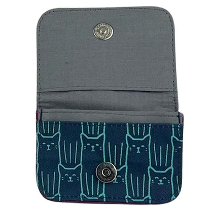 Cotton Card Holder - New Cat Prints - Malia Designs