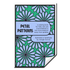 Cover of Petal Patterns, a coloring book with blue floral patterns on a green background. Subtitle reads, "for folks who are overwhelmed & one inconvenience away from spiraling," by Morgan Hoover.