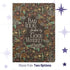 Cowgirl floral notebook with maximalist wildflower pattern and hand-lettered Bad Ideas fueled by Good Whiskey text on dark chocolate softcover