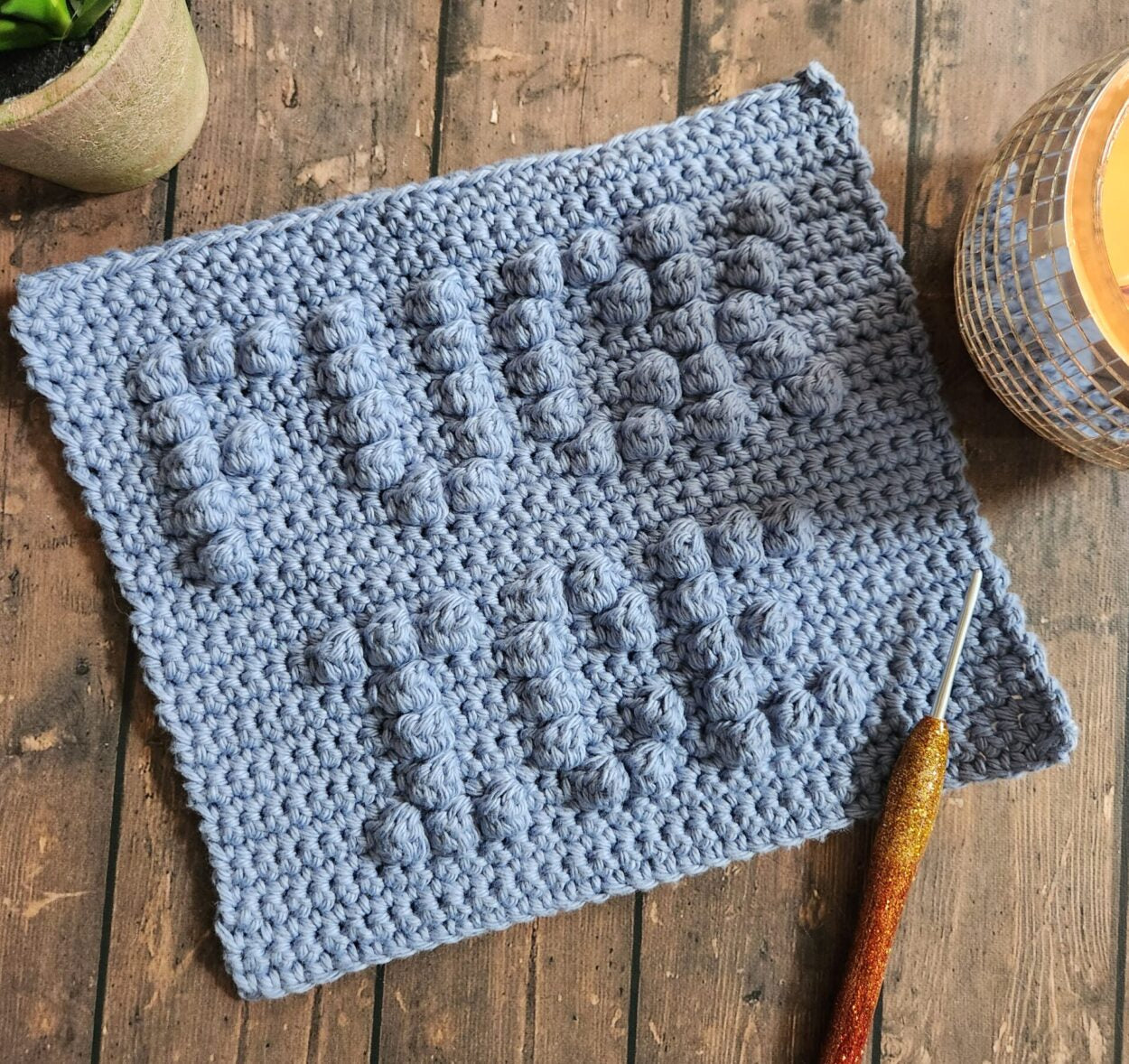 Fuck ICE Crochet Dishcloth Pattern