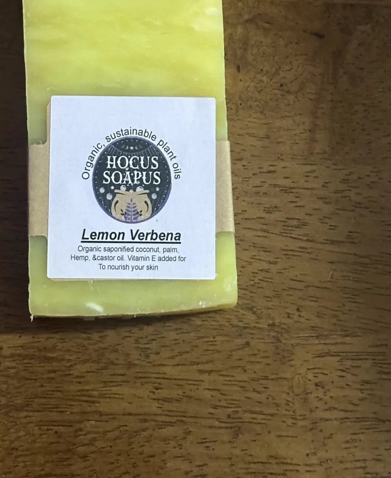 Lemon Verbena Organic Wicked Bubbly Bar Soap