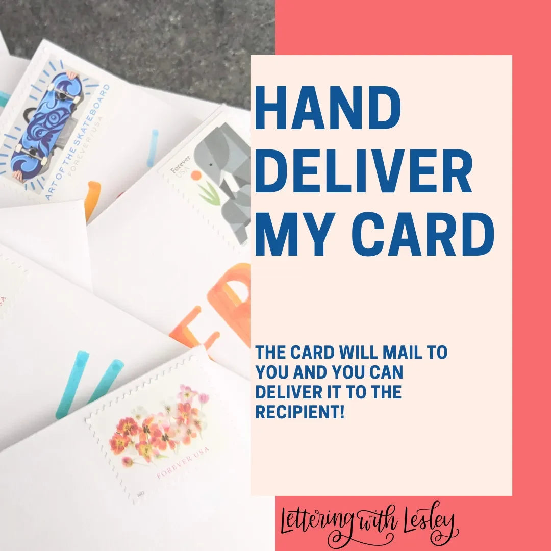 Hand Deliver My Card