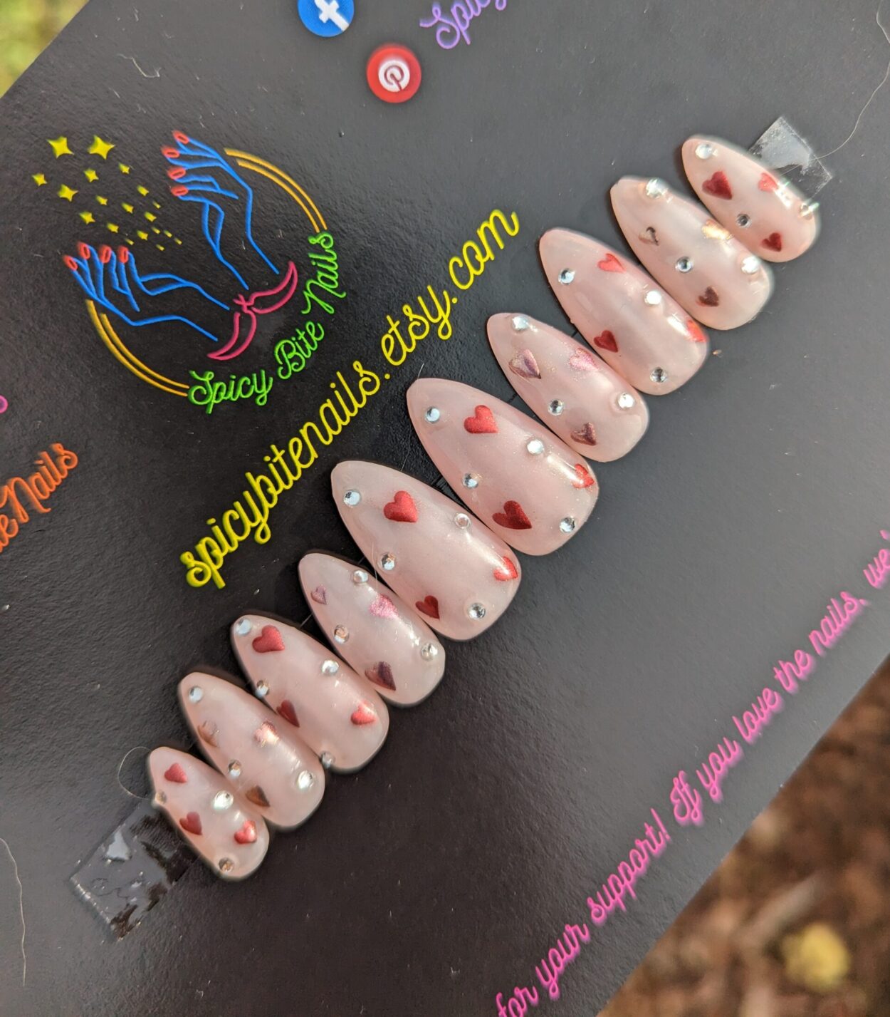 Chrome Hearts - Pink to White Color Changing Chrome Red and Pink Valentine&