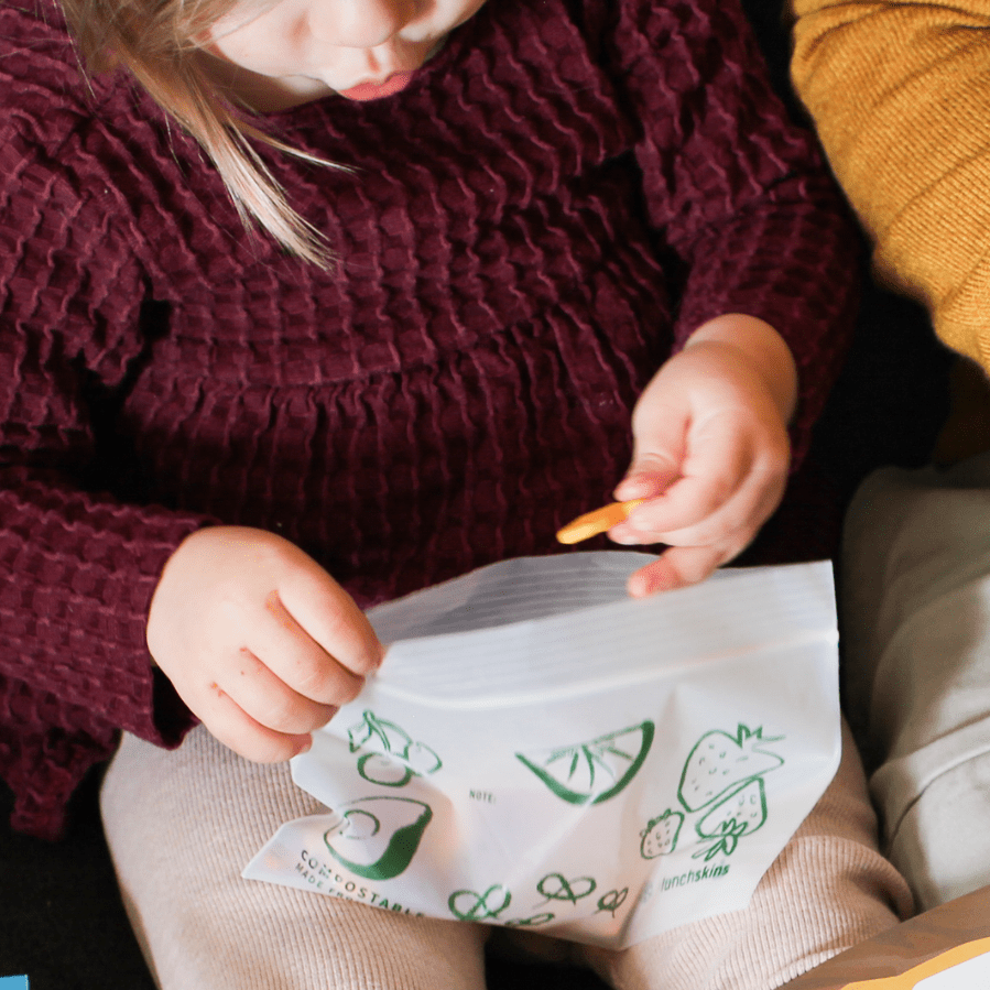 Zip-Top Compostable Freezer-Safe Snack Storage Bags