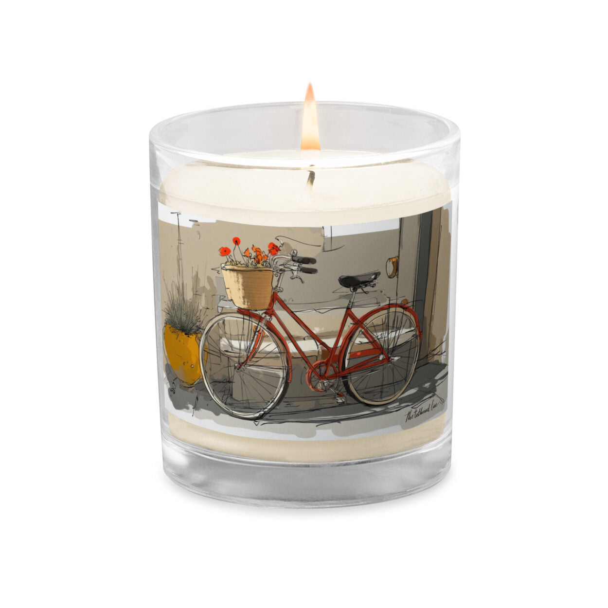 Glass Jar Soy Wax Candle - Baskets &amp;amp; Blooms
