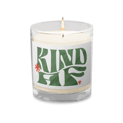 Glass Jar Soy Wax Candle – Kindness Project - Kind AF