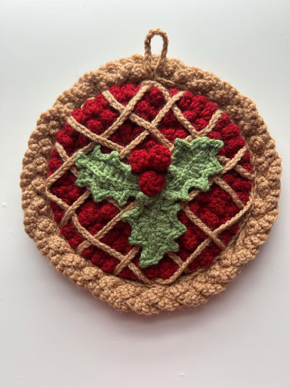 Christmas Pie Trivet Pot Holder