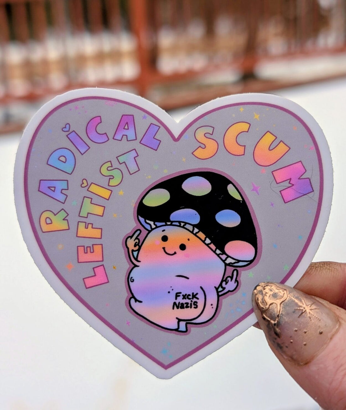 Copy of Radical Leftist Scum, RLS Vinyl Sticker