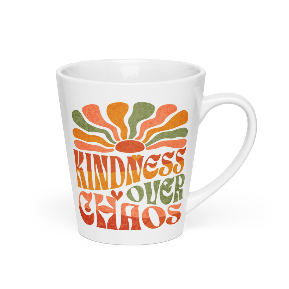 Latte Mug – Kindness Project - Kindness Over Chaos