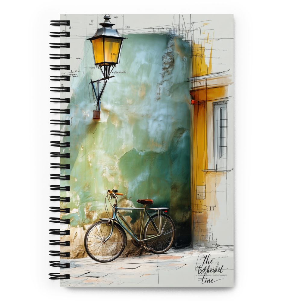 Spiral Notebook – Wheels - Left Bank Light