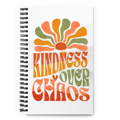 Spiral Notebook – Kindness Project - Kindness Over Chaos