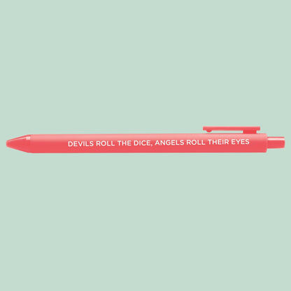 Cruel Summer jotter gel pen - MangoIllustrated - Pens