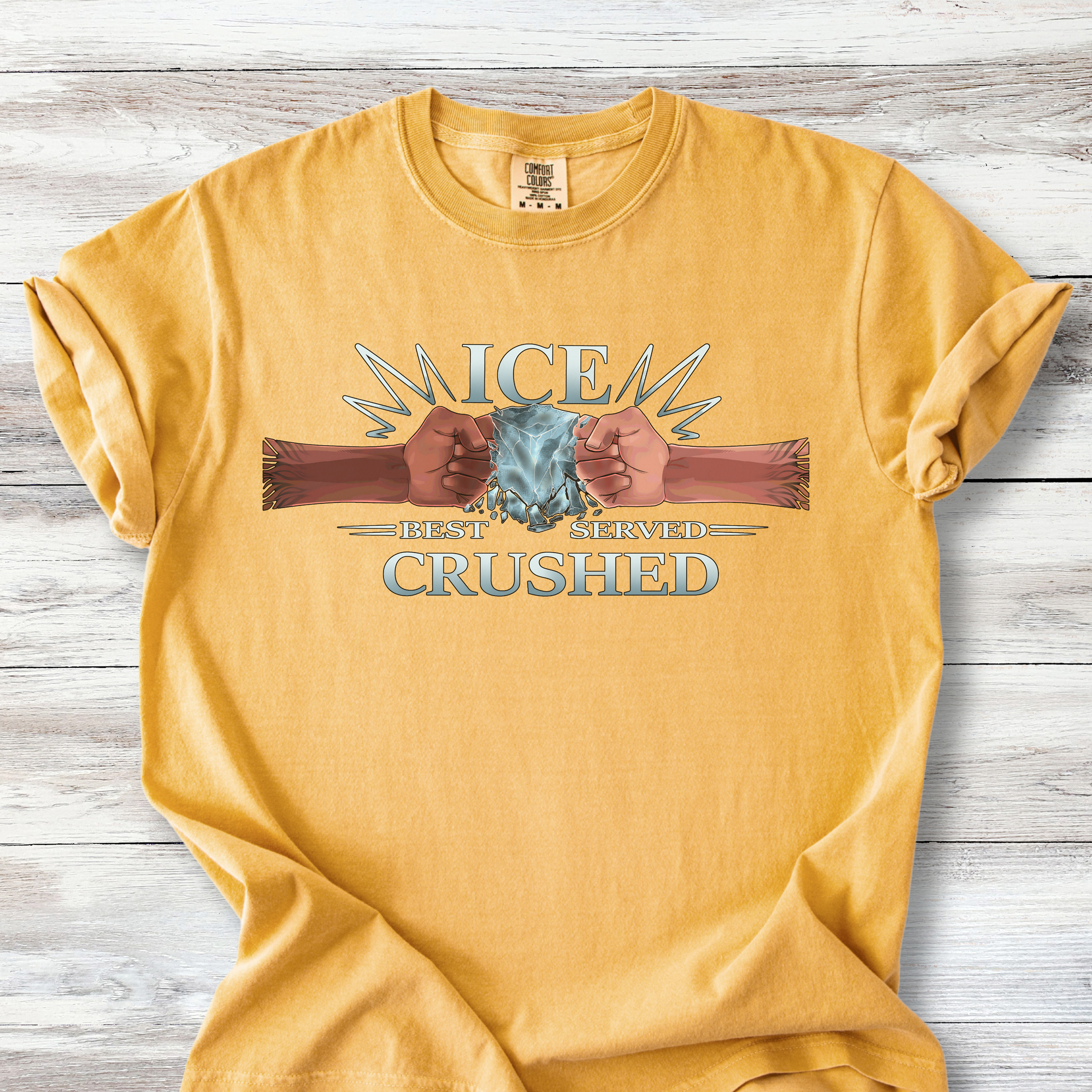 Protest T Shirts: Ice Best Served Crushed Ice Tee