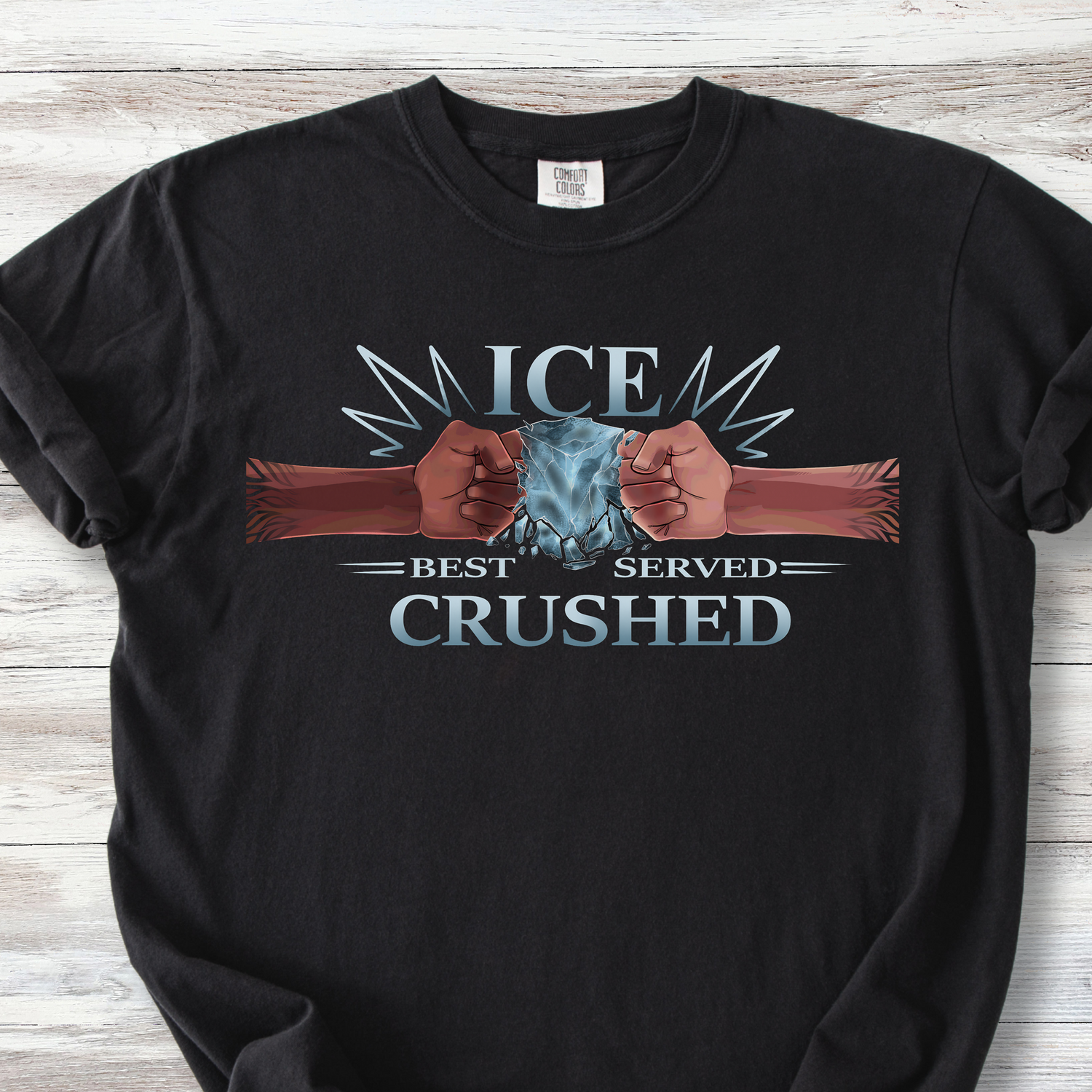 Protest T Shirts: Ice Best Served Crushed Ice Tee
