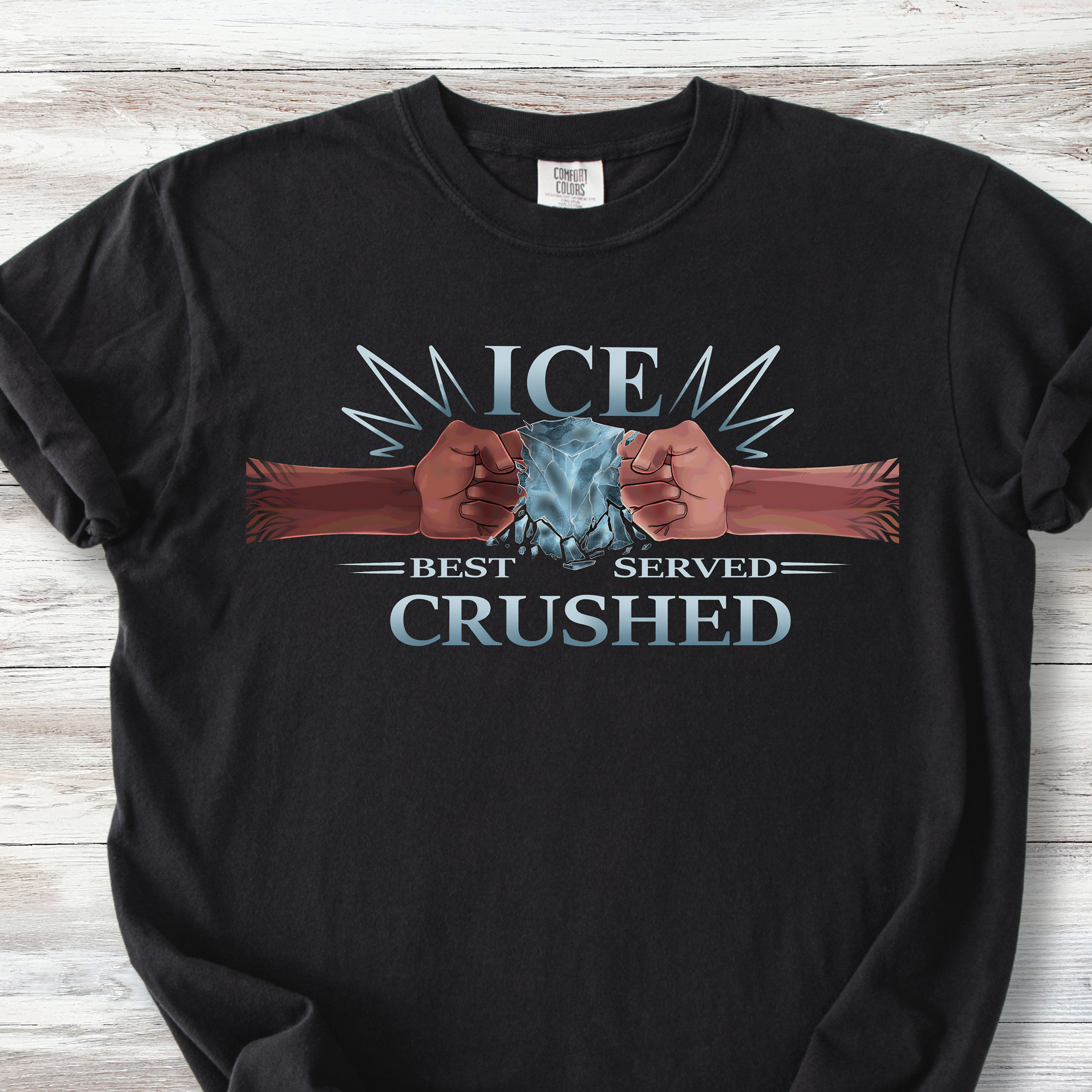 Protest T Shirts: Ice Best Served Crushed Ice Tee