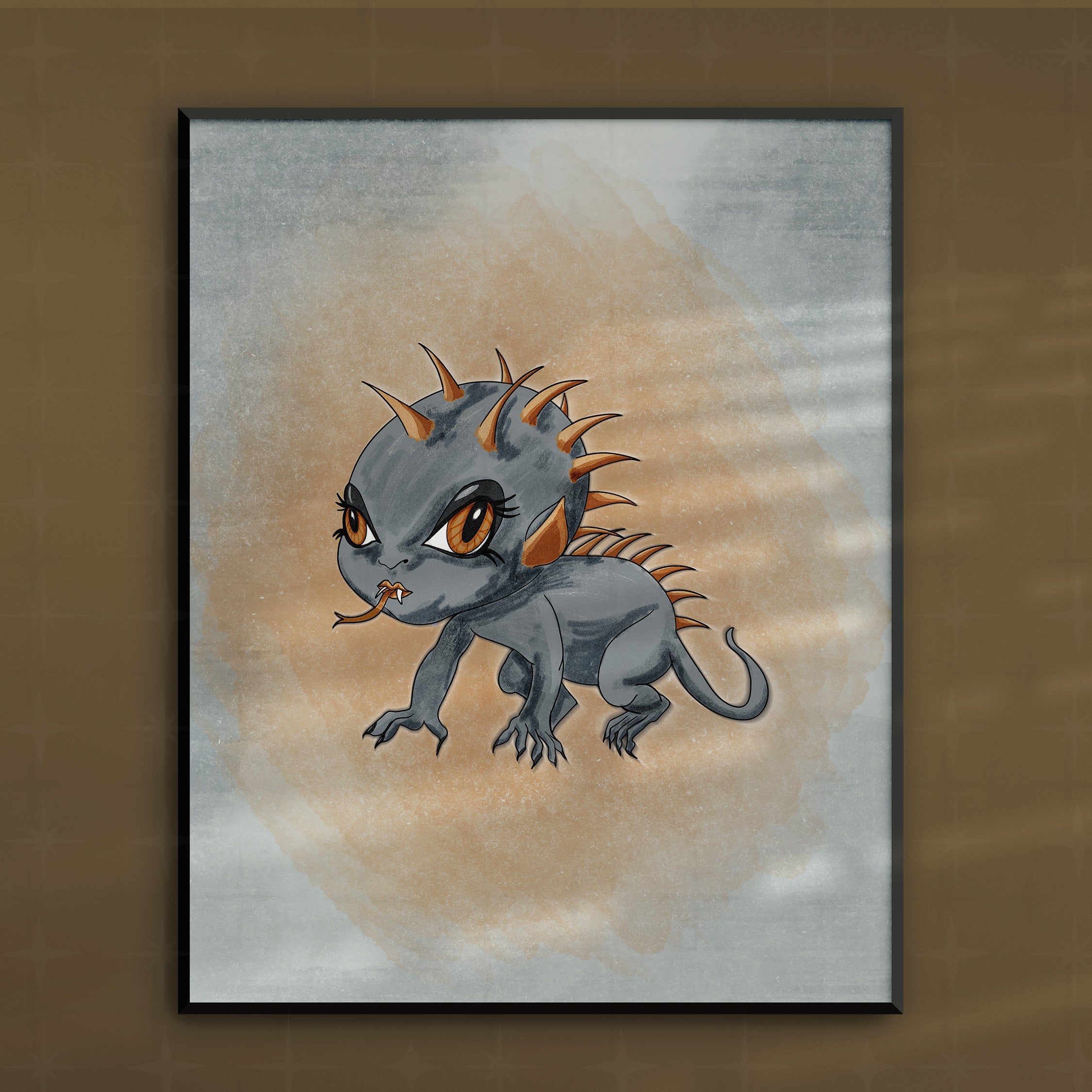 Little Chupacabra Art Print