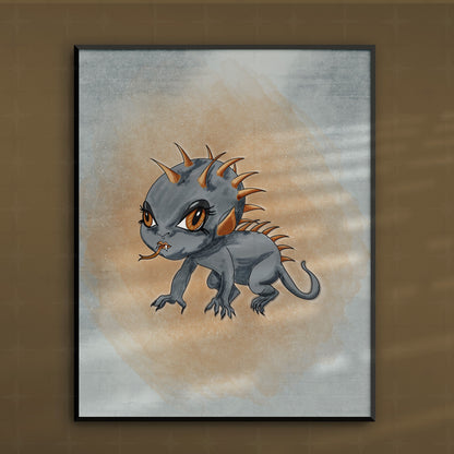 Little Chupacabra Art Print