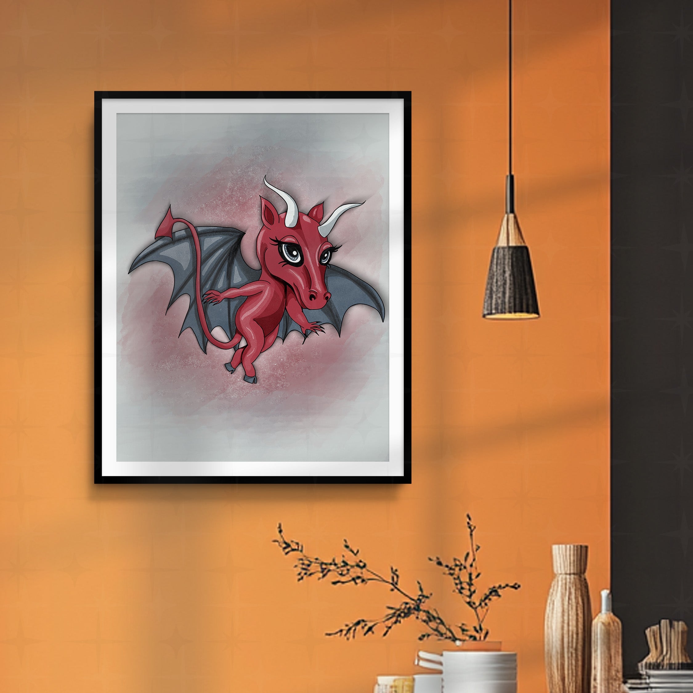 Little Jersey Devil Art Print