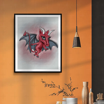 Little Jersey Devil Art Print