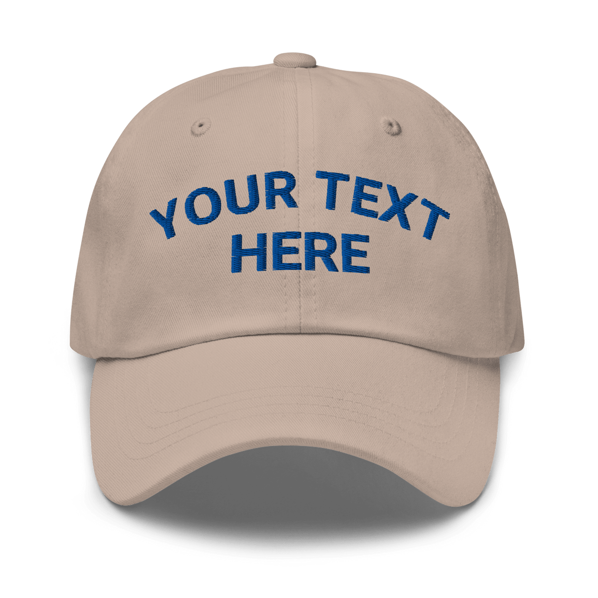 Stone custom cotton dad hat