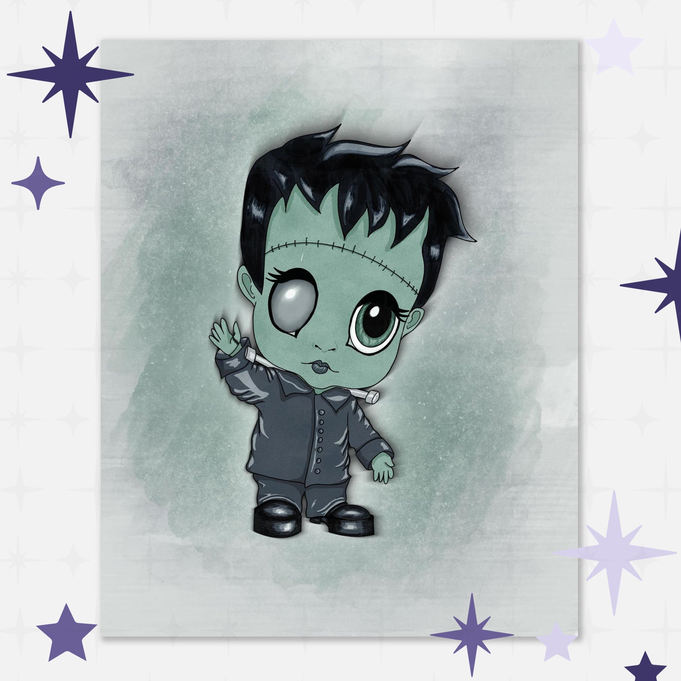 Little Frankenstein Art Print
