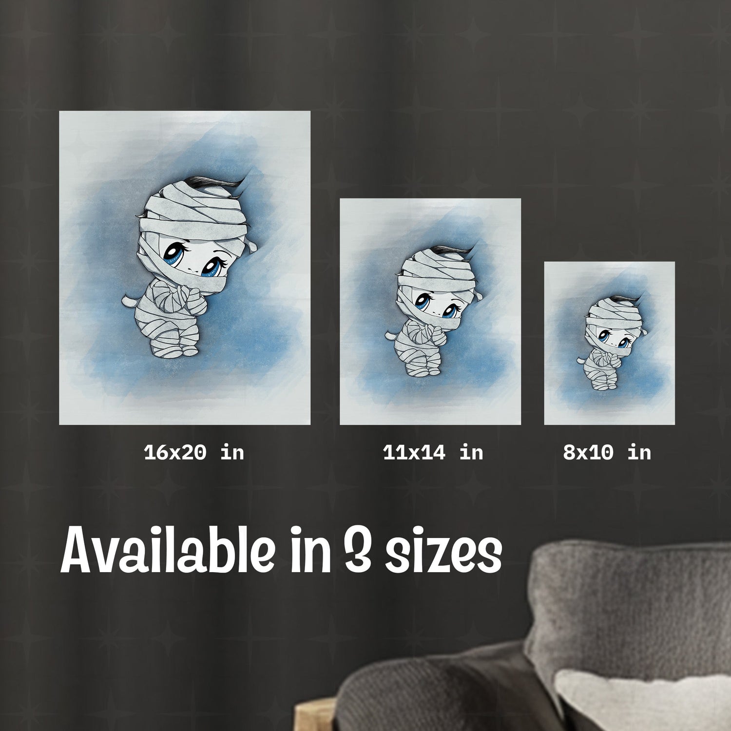 Little Mummy Art Print