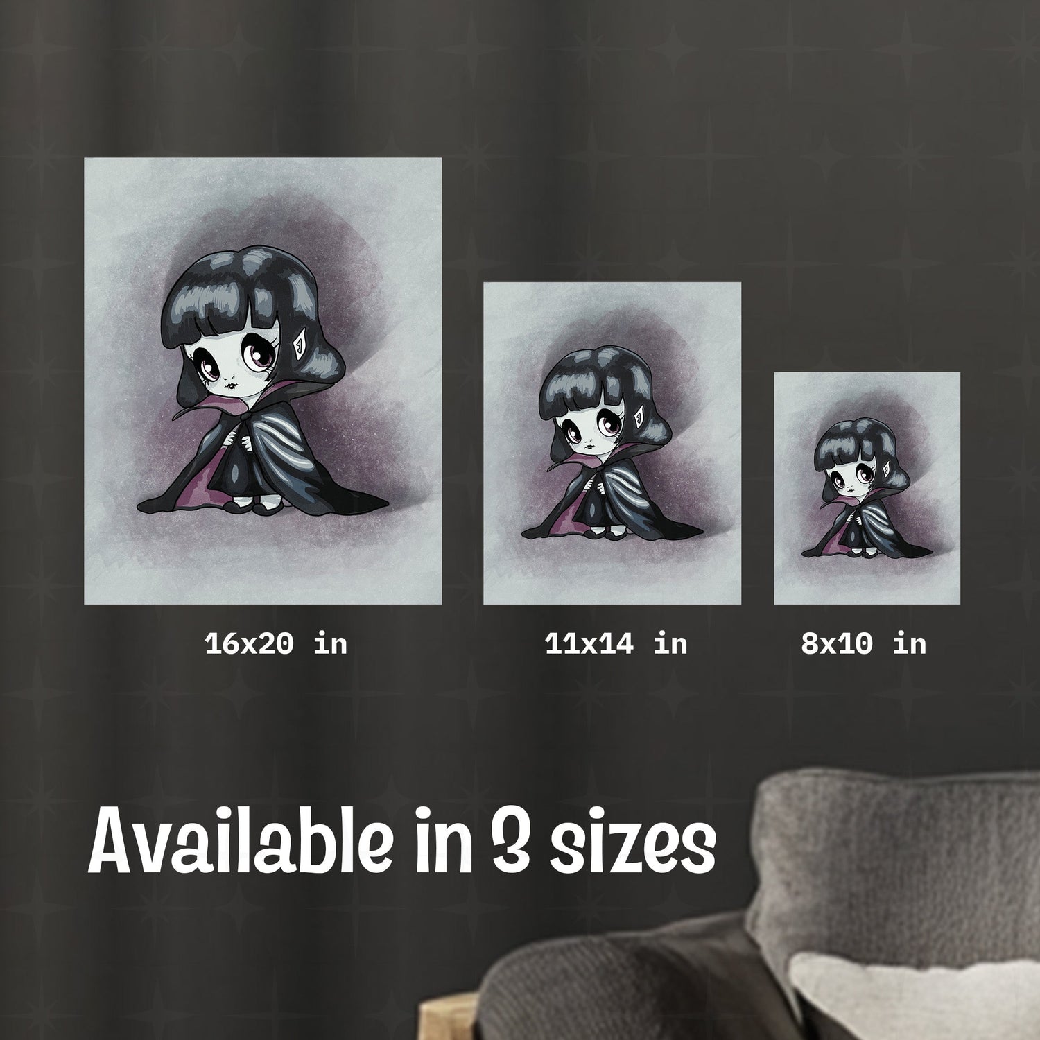 Little Vampire Art Print