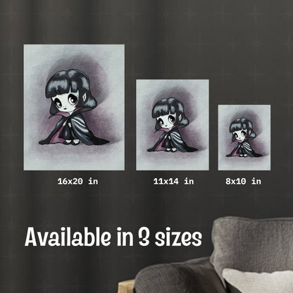 Little Vampire Art Print