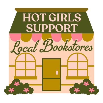 Hot Girls Support Local Bookstores Magnetic Bookmark | Book Lover Gift
